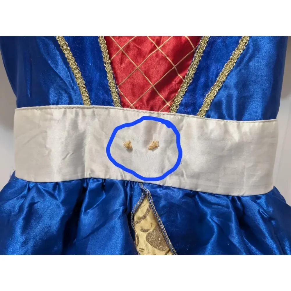 Disney Princess Snow White Dress Halloween Costume Child Girls Size M 8-10